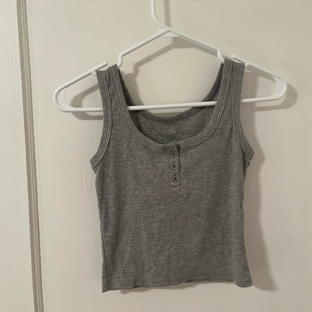 Cute grey tank top